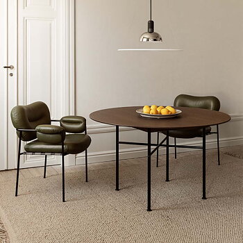 Bollo Dining Chair (Vintage leather cognac/black legs) - Qucikship - Fogia