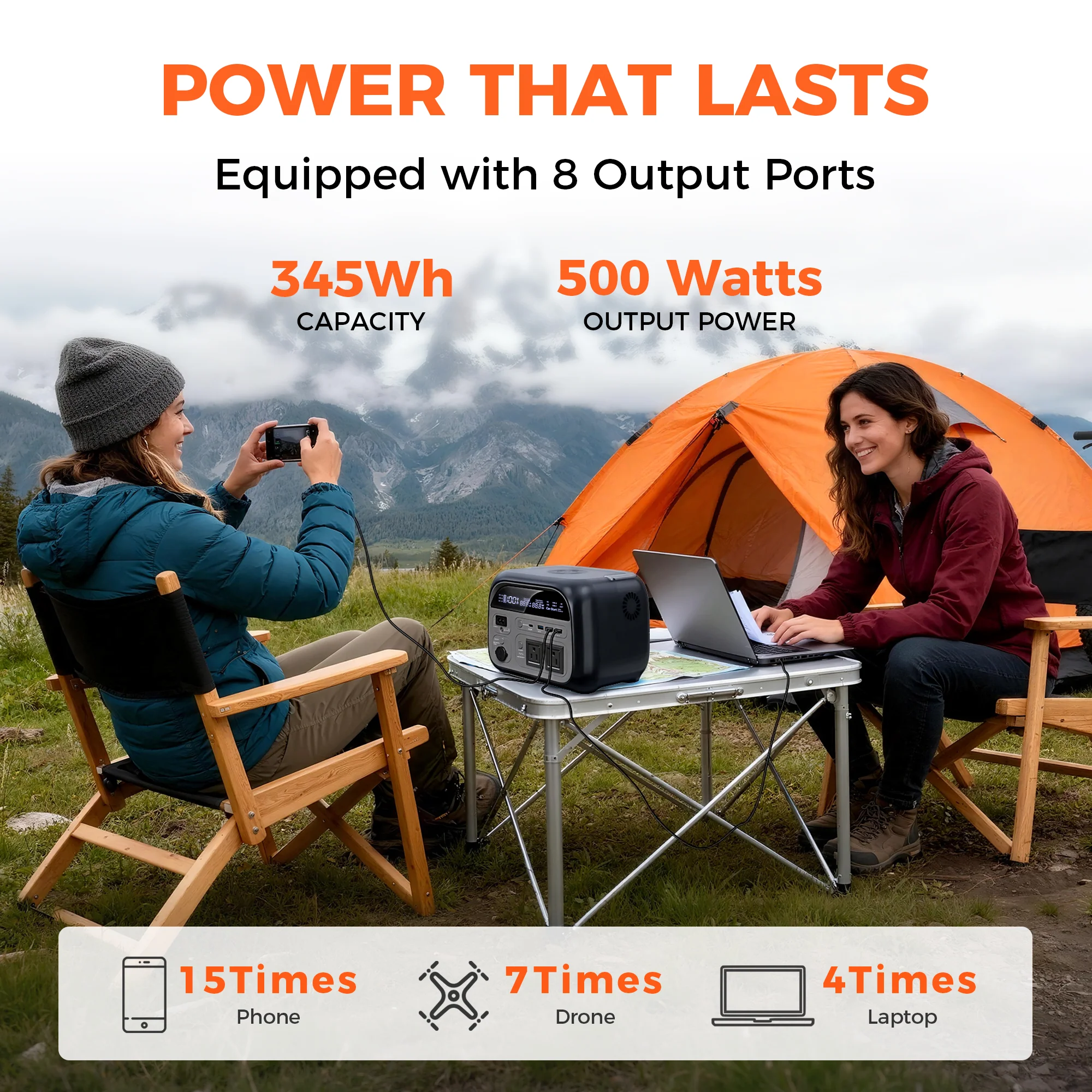 Powerstation 600W - 345Wh - 230V - Power Station -  CTOLITY