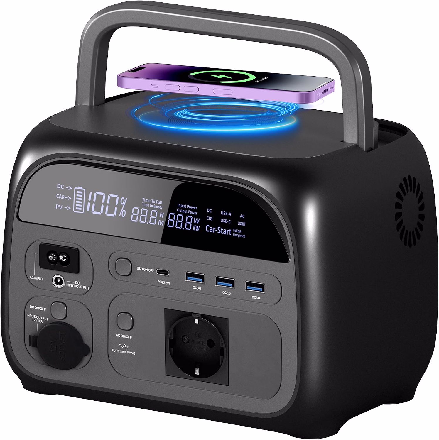 Powerstation 600W - 345Wh - 230V - Power Station -  CTOLITY