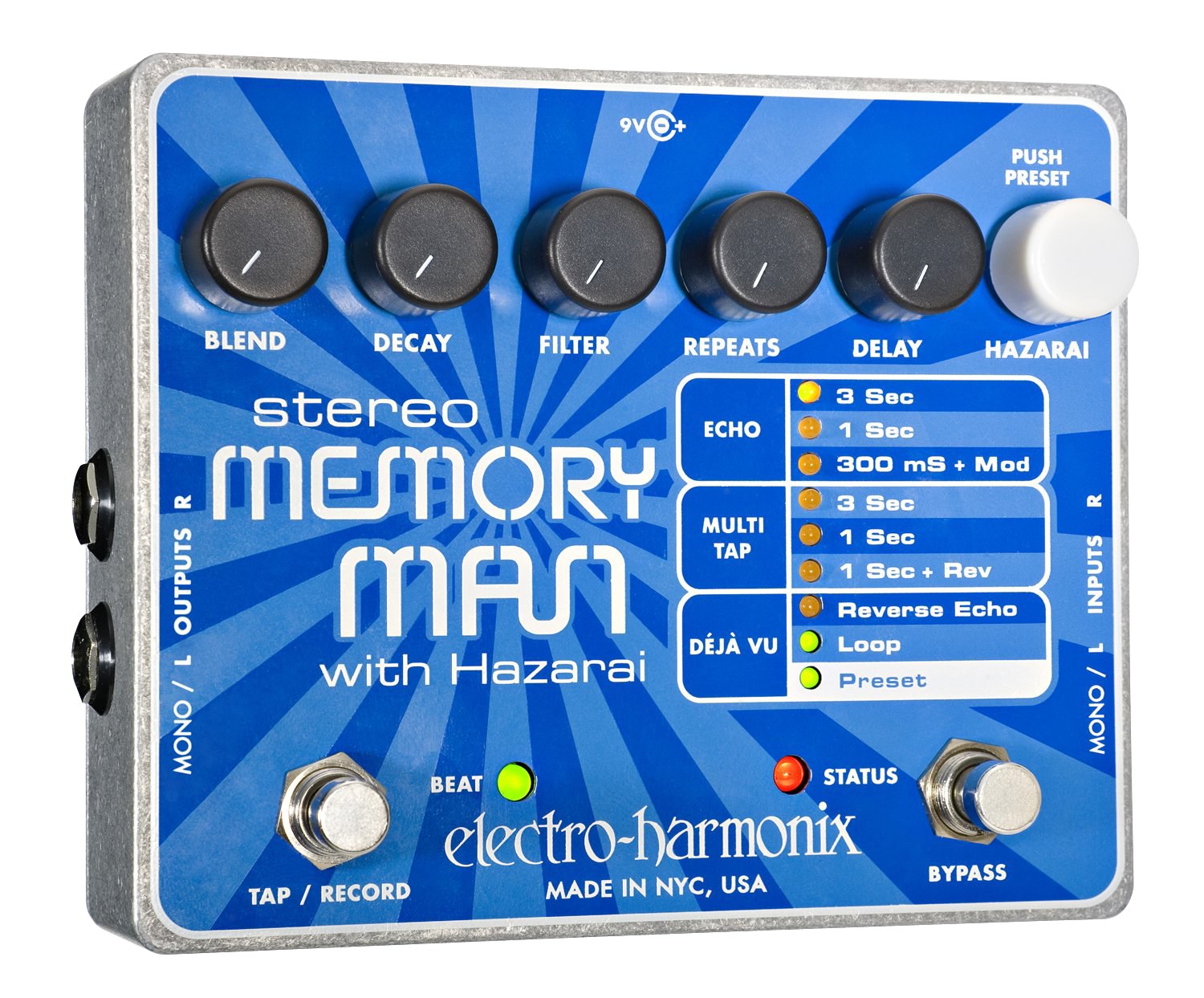 ELECTRO HARMONIX STEREO MEMORY MAN HAZARAI