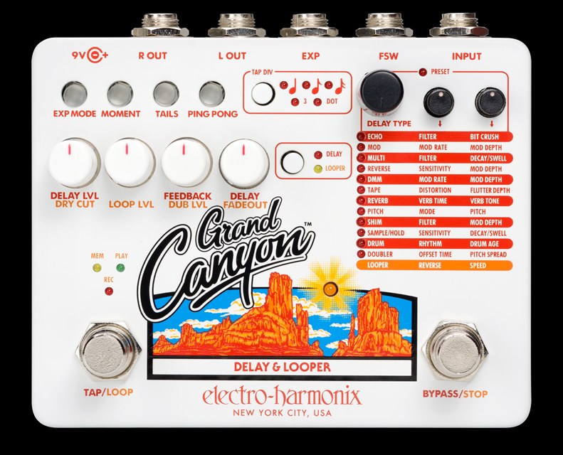 ELECTRO HARMONIX GRAND CANYON DELAY & LOOPER
