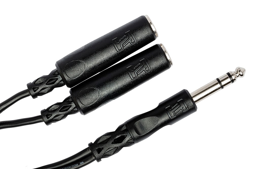 HOSA YPP-118 TRS Male - Dual TRS Female 15cm - 2