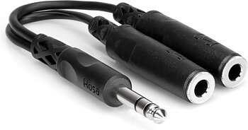 HOSA YPP-118 TRS Male - Dual TRS Female 15cm