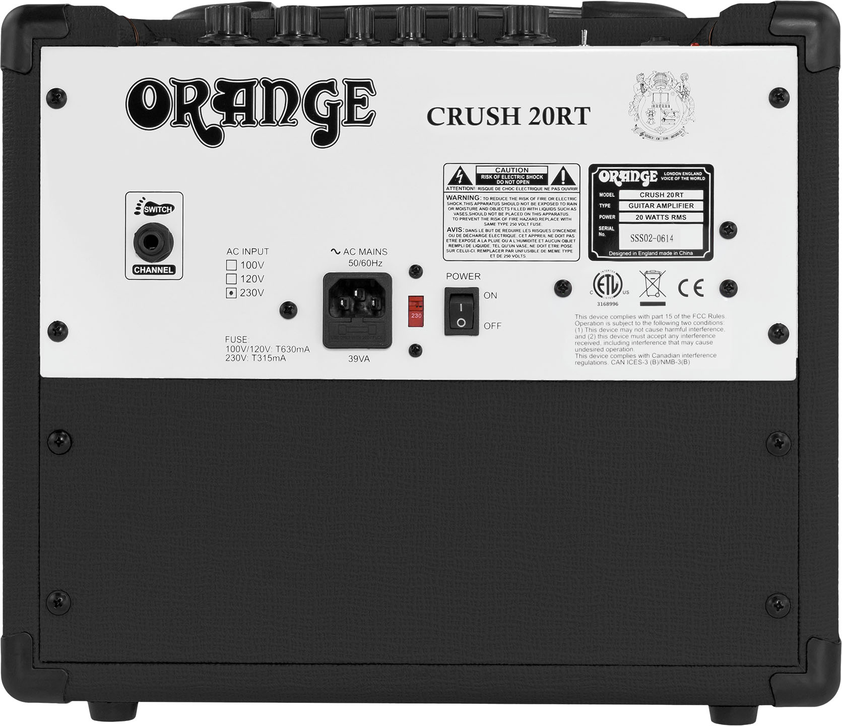 Orange Crush 20RT Black - 3