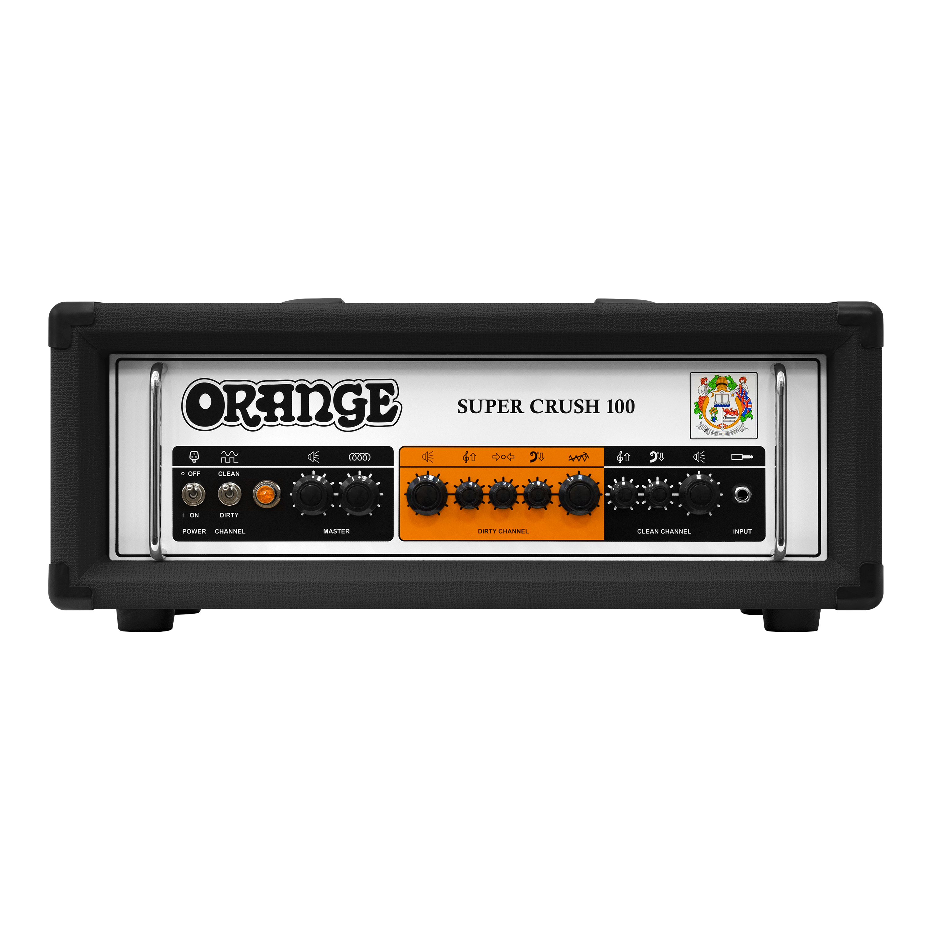 Orange Super Crush 100 Head Black