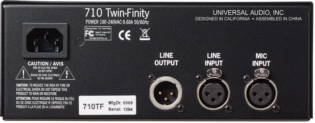 Universal Audio 710 Twin-Finity - JAM