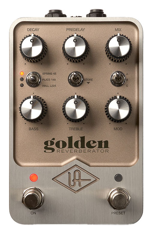 Universal Audio Golden Reverb Pedal 