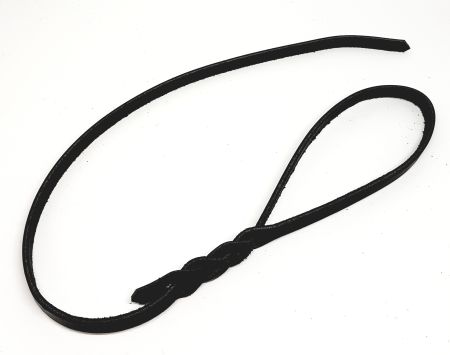Läderkoppel 9mmx60cm, oflätat - 3