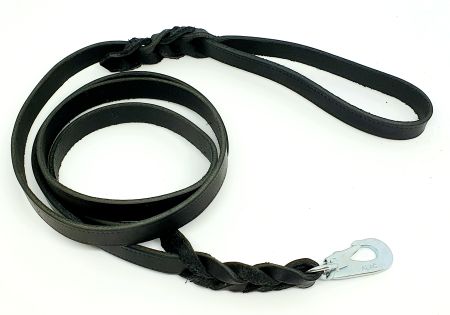 Läderkoppel 220-250cm, svart, ALAC - 3