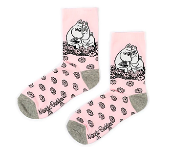 Mumin strumpor KÄRLEK -  One size (EU 36-42) 