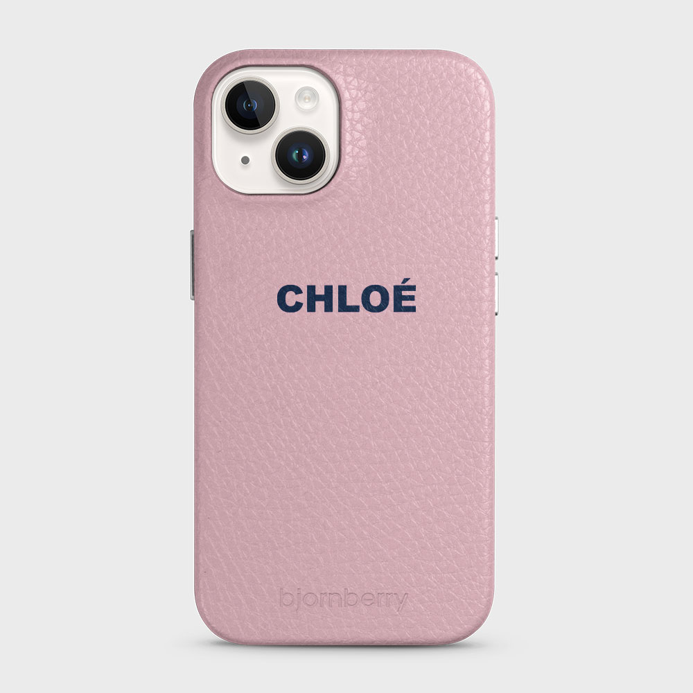 iPhone 14 Personalised Leather Case - Name - 10