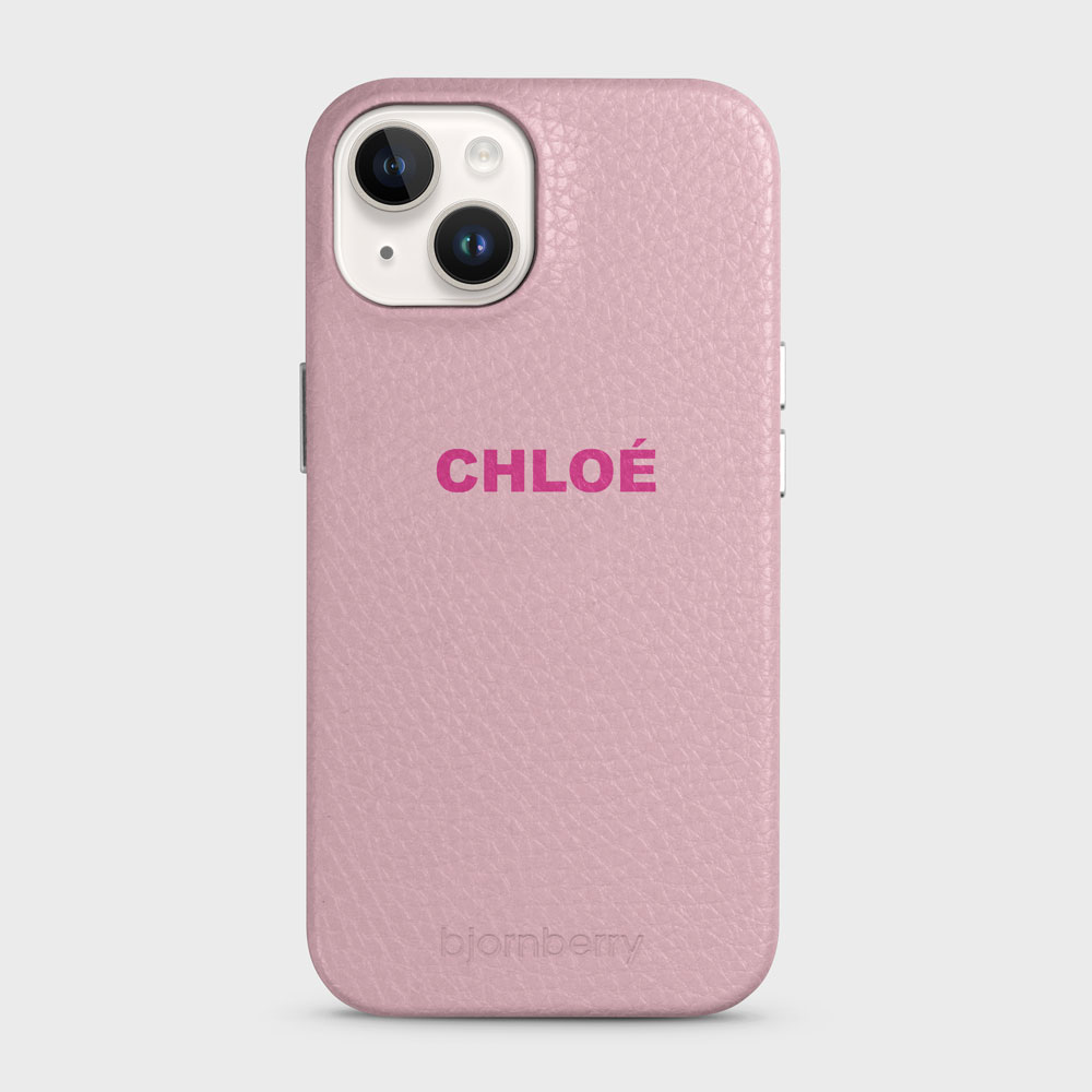 iPhone 14 Personalised Leather Case - Name - 17