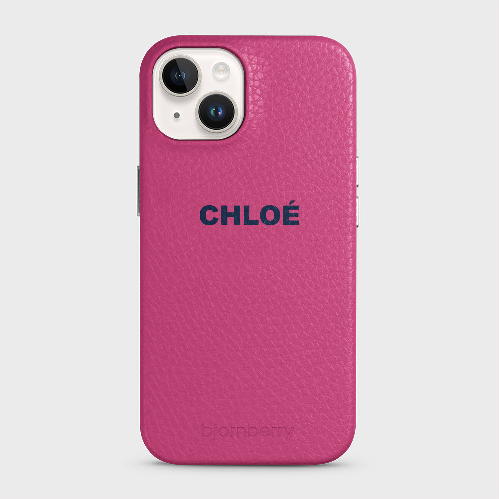 iPhone 14 Personalised Leather Case - Name - 9