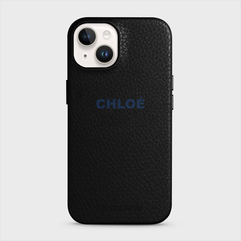iPhone 14 Personalised Leather Case - Name - 11