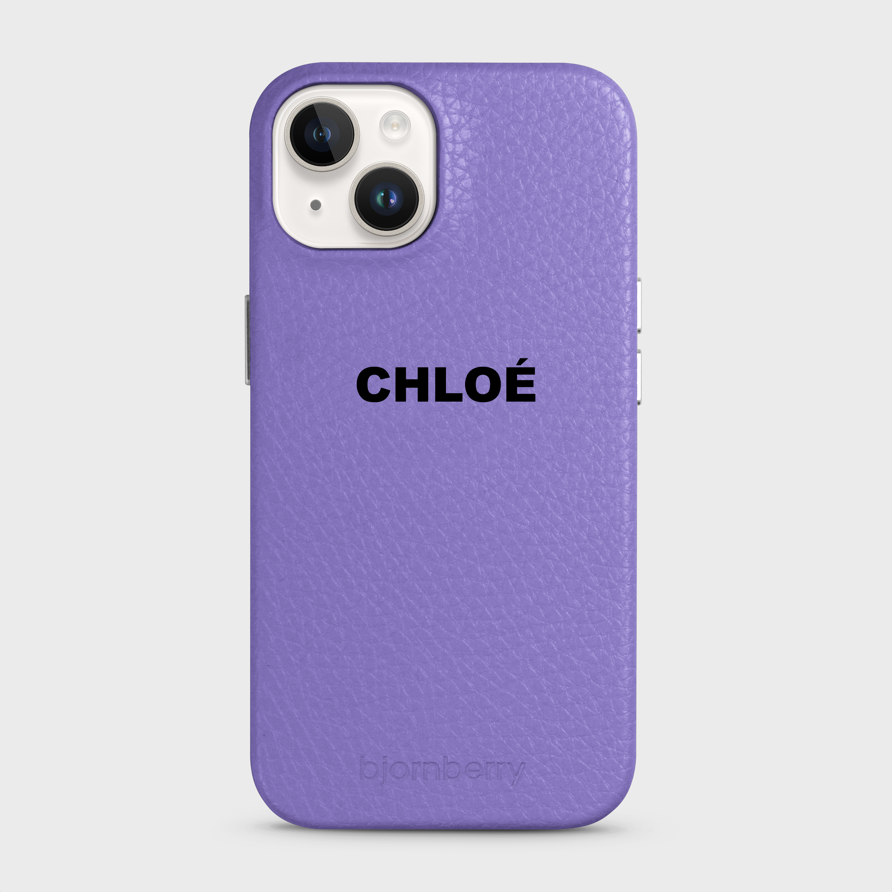 iPhone 14 Personalised Leather Case - Name - 26