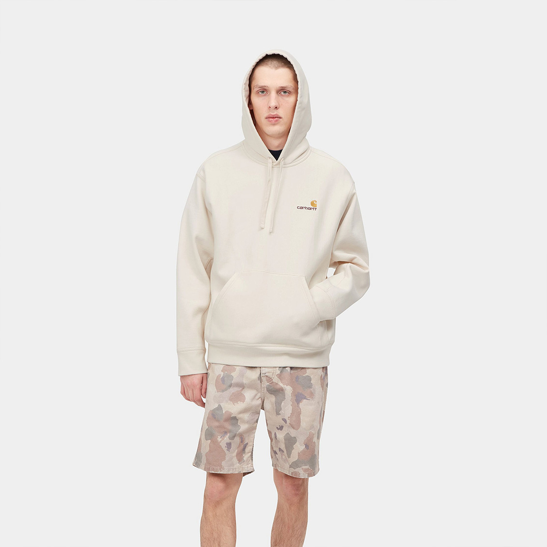 Carhartt WIP - Hooded American Script Natural - 4