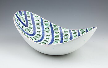 Large oval bowl - Faience