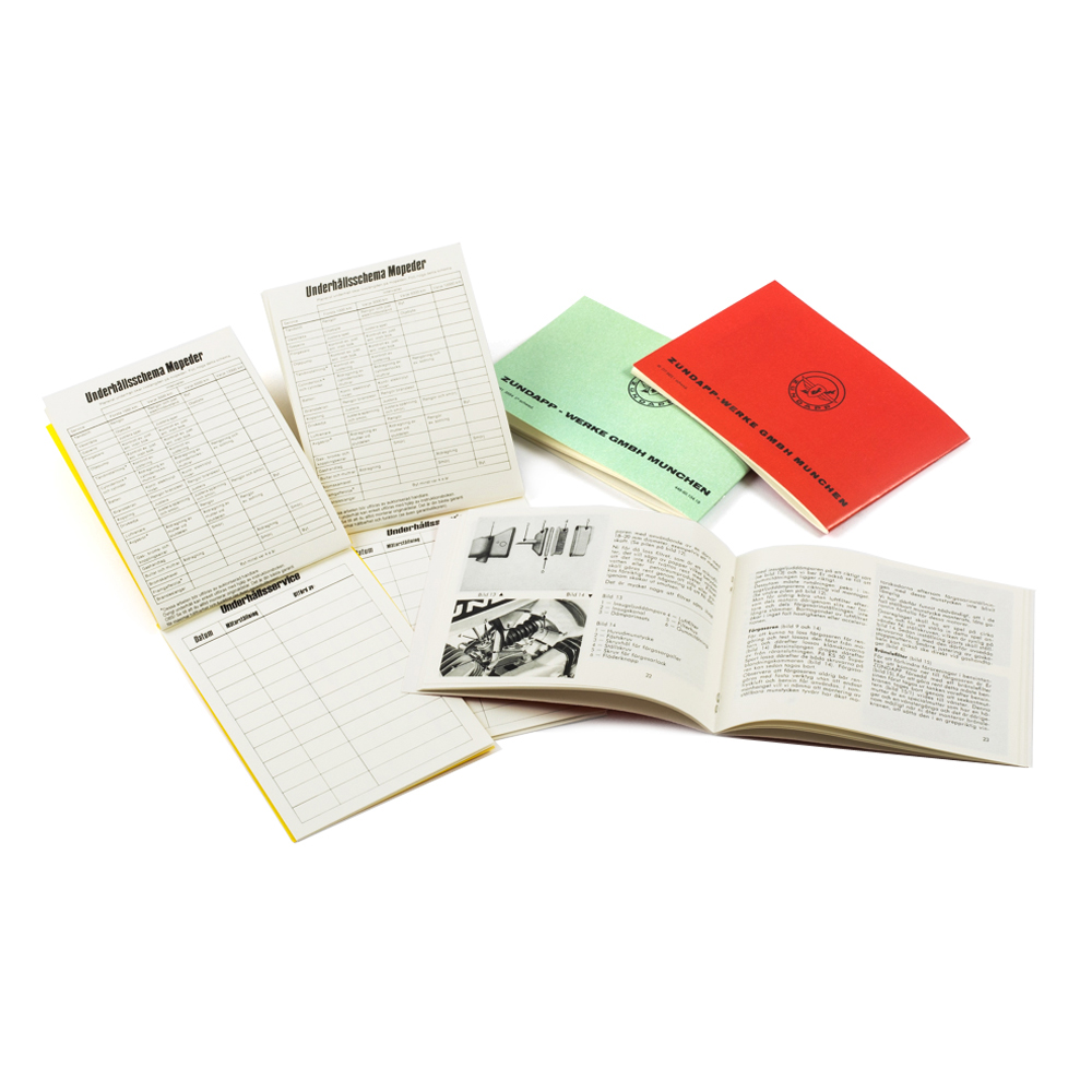 Instruktionsbog og komplet dokumentation Zündapp KS50 1977-83 - 2