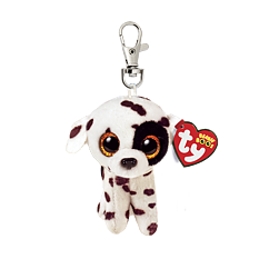TY Beanie Boos LUTHER - spotted dog clip