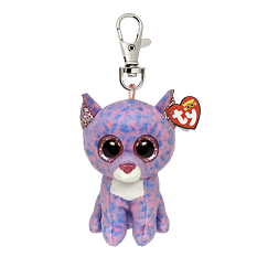 TY Beanie Boos CASSIDY - lavender cat clip