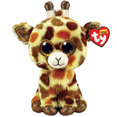 TY Beanie Boos STILTS - tan giraffe reg