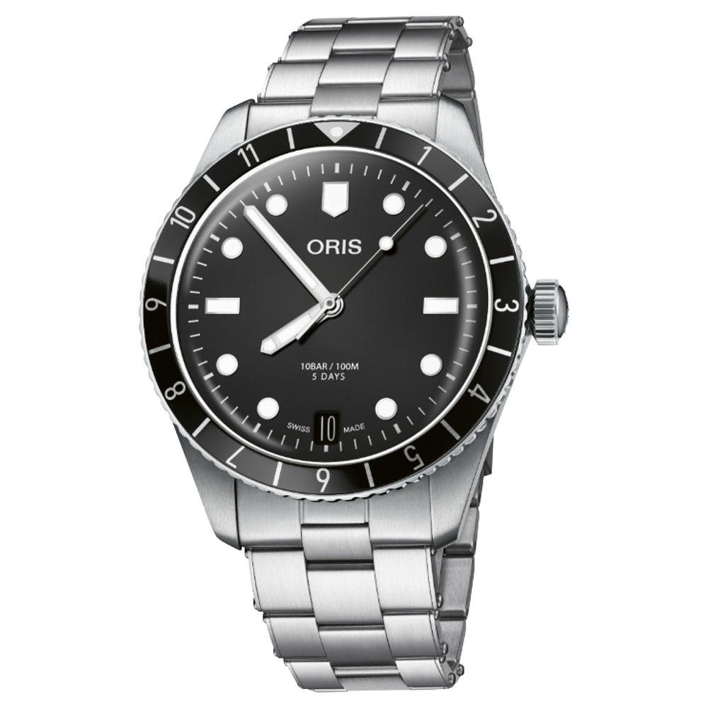 01 400 7772 4054-07 8 20 18 Oris Divers Sixty-Five 120H Calibre 400 40 svart