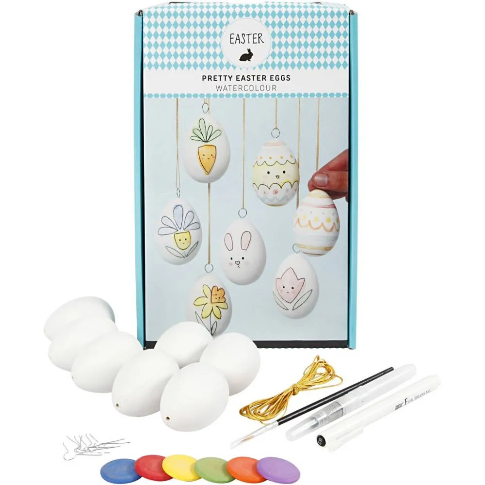 Påskpyssel - Start DIY Kit Watercolour  Påskägg