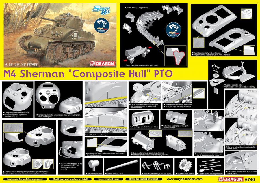 1/35 1/35 M4 Sherman "Composite Hull" PTO