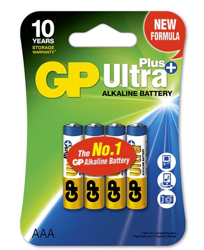 Batteri GP Ultra Plus 1.5v AAA 