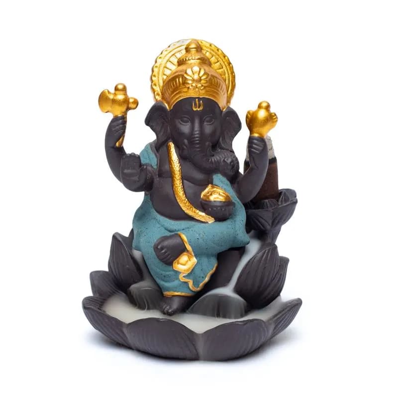 Backflow incense burner Ganesh