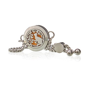 Halsband Aromadiffuser - Cat and Flowers