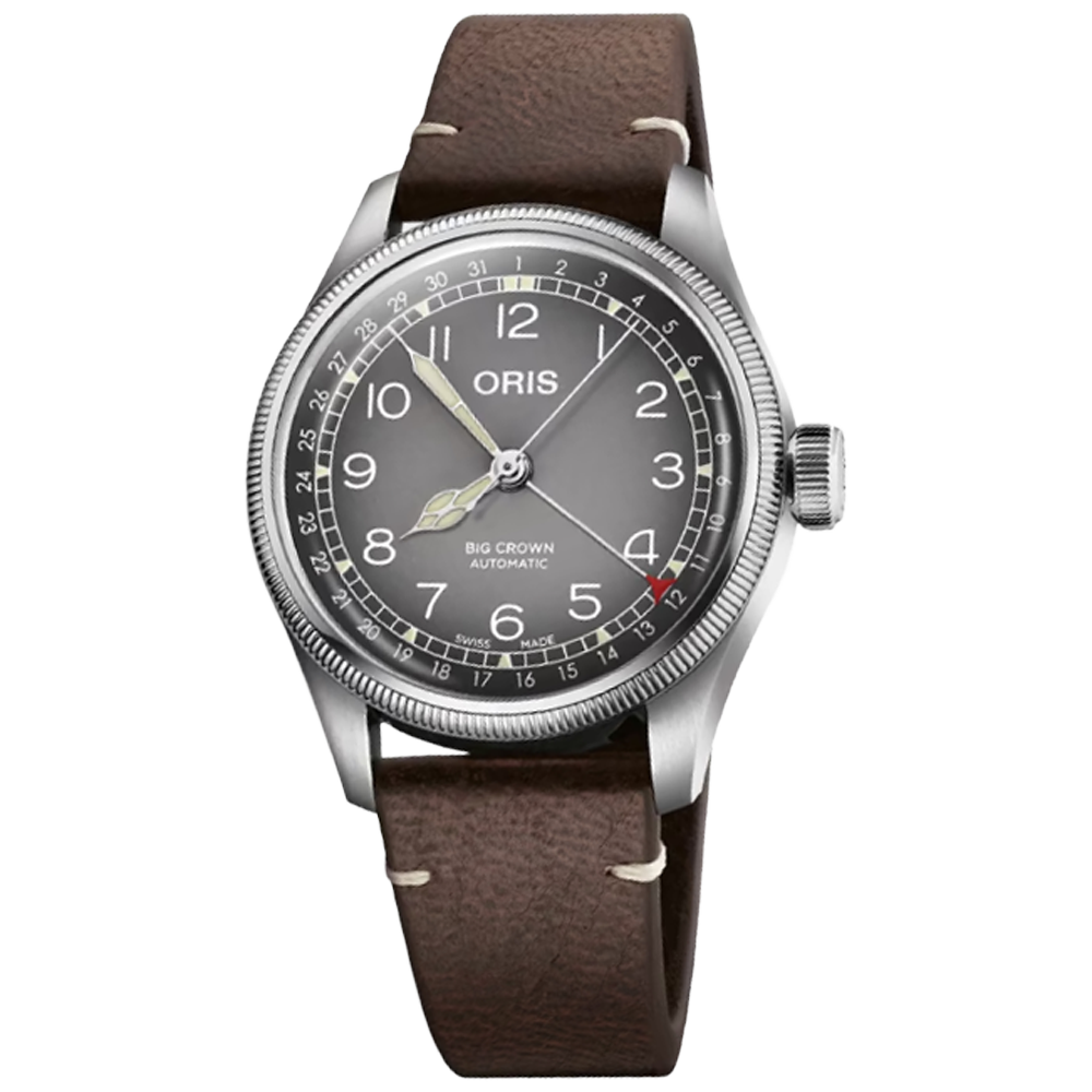 01 754 7779 4063-Set Oris Big Crown X Cervo Volante grå 38