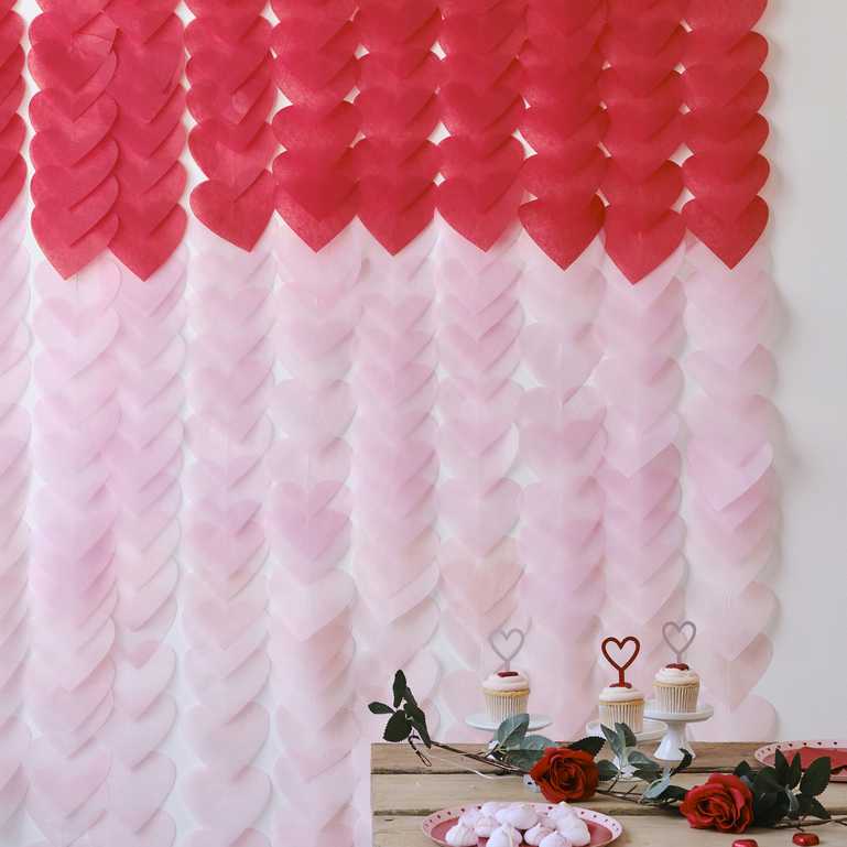 Backdrop Ombre Hjärtan - 2