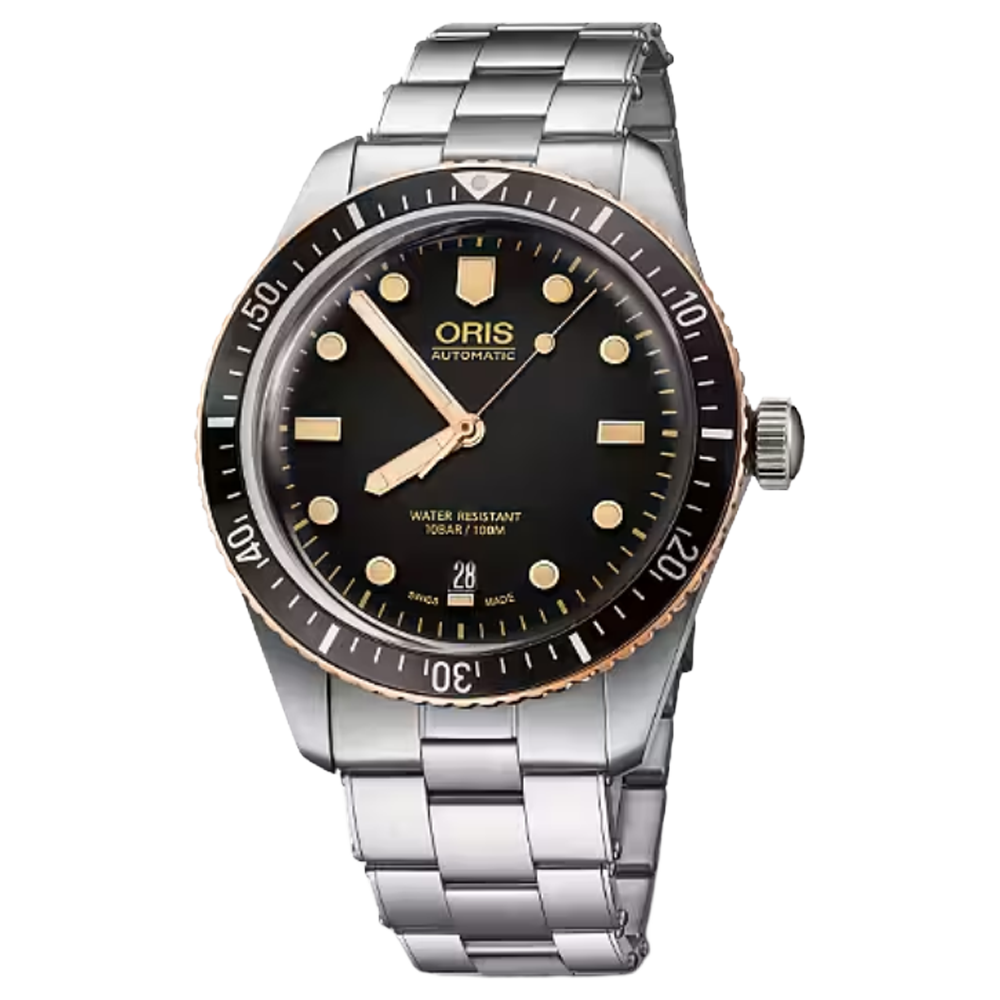 Oris Divers Sixty-Five 40 stål brons svart - Erikson Urhandel