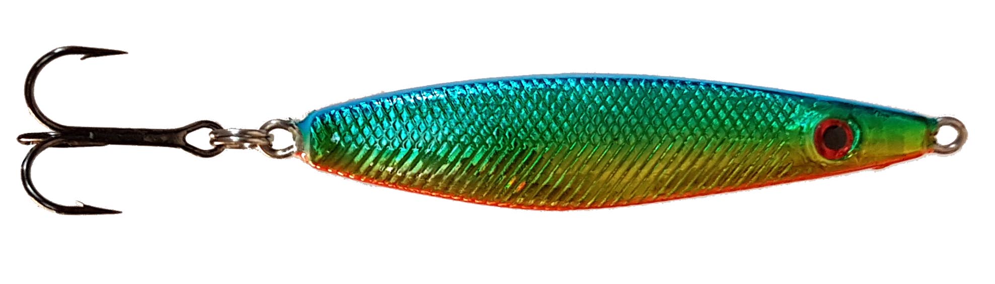 Lelången 10g, Svart/röd m guld prickar - 10