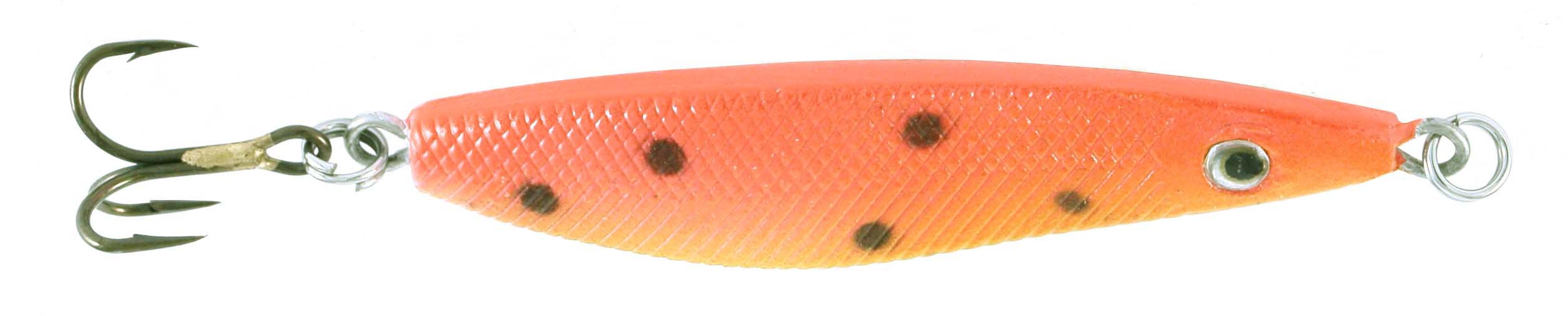 Lelången 10g, Svart/röd m guld prickar - 4