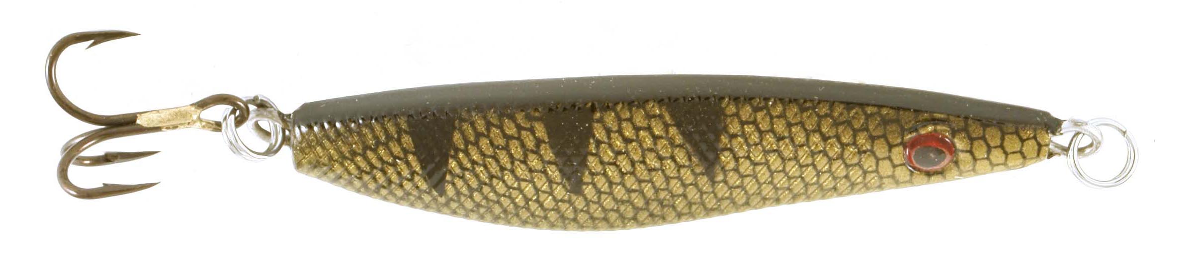 Lelången 10g, Svart/röd m guld prickar - 3
