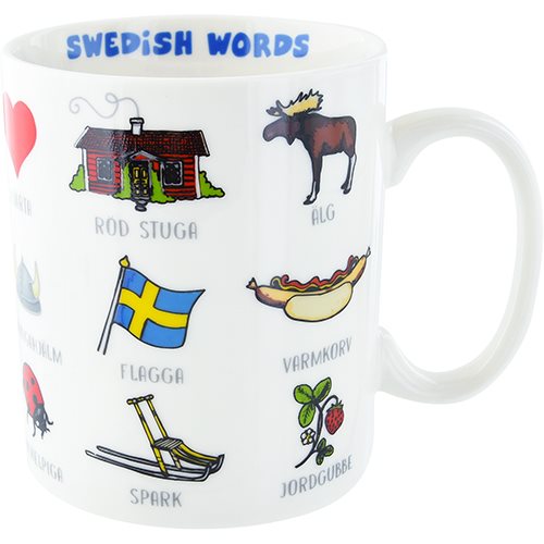 Mugg svenska ord
