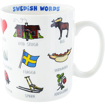Mugg svenska ord