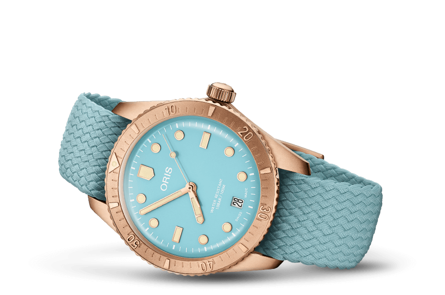 01 733 7771 3155-07 3 19 02BRS Oris Divers Sixty-Five 38 blå