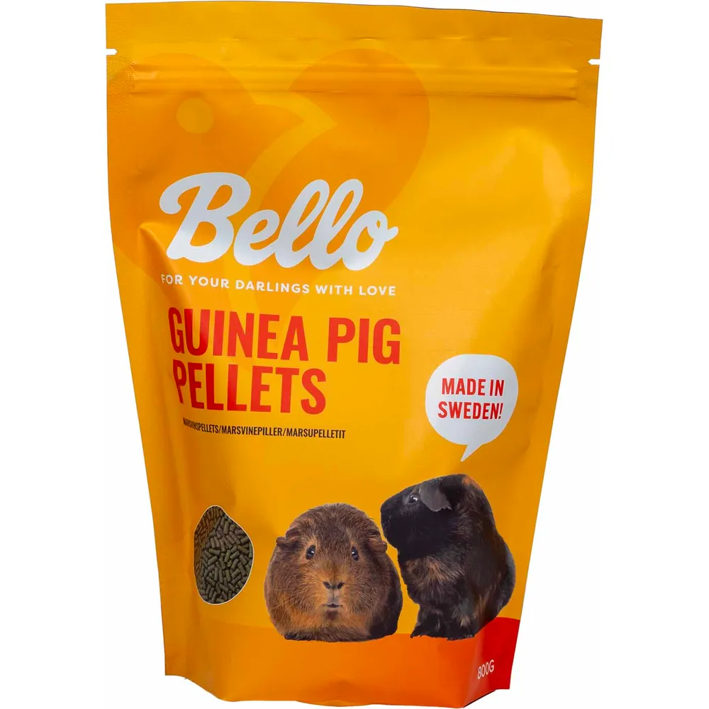 Marsvinspellets 800g, Bello Premium