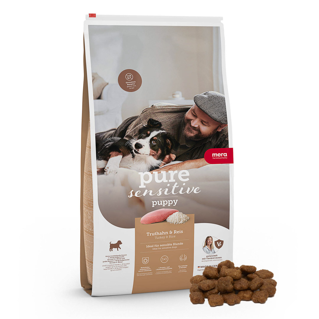 MERA Puppy kalkon & ris, 12,5kg
