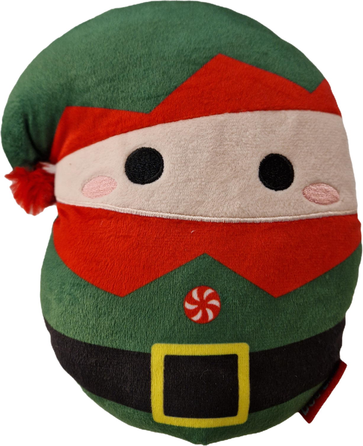 Julfigur gnome i tyg med pip, 20cm
