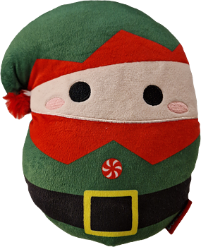 Julfigur gnome i tyg med pip, 20cm
