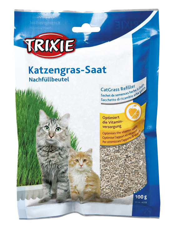 Kattgräs, vitaminberikad, refill, 100g