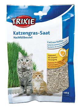 Kattgräs, vitaminberikad, refill, 100g