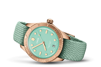 01 733 7771 3157-07 3 19 03BRS Oris Divers Sixty-Five 38 grön