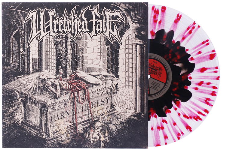 WRETCHED FATE - Carnal Heresy LP (Splatter vinyl)