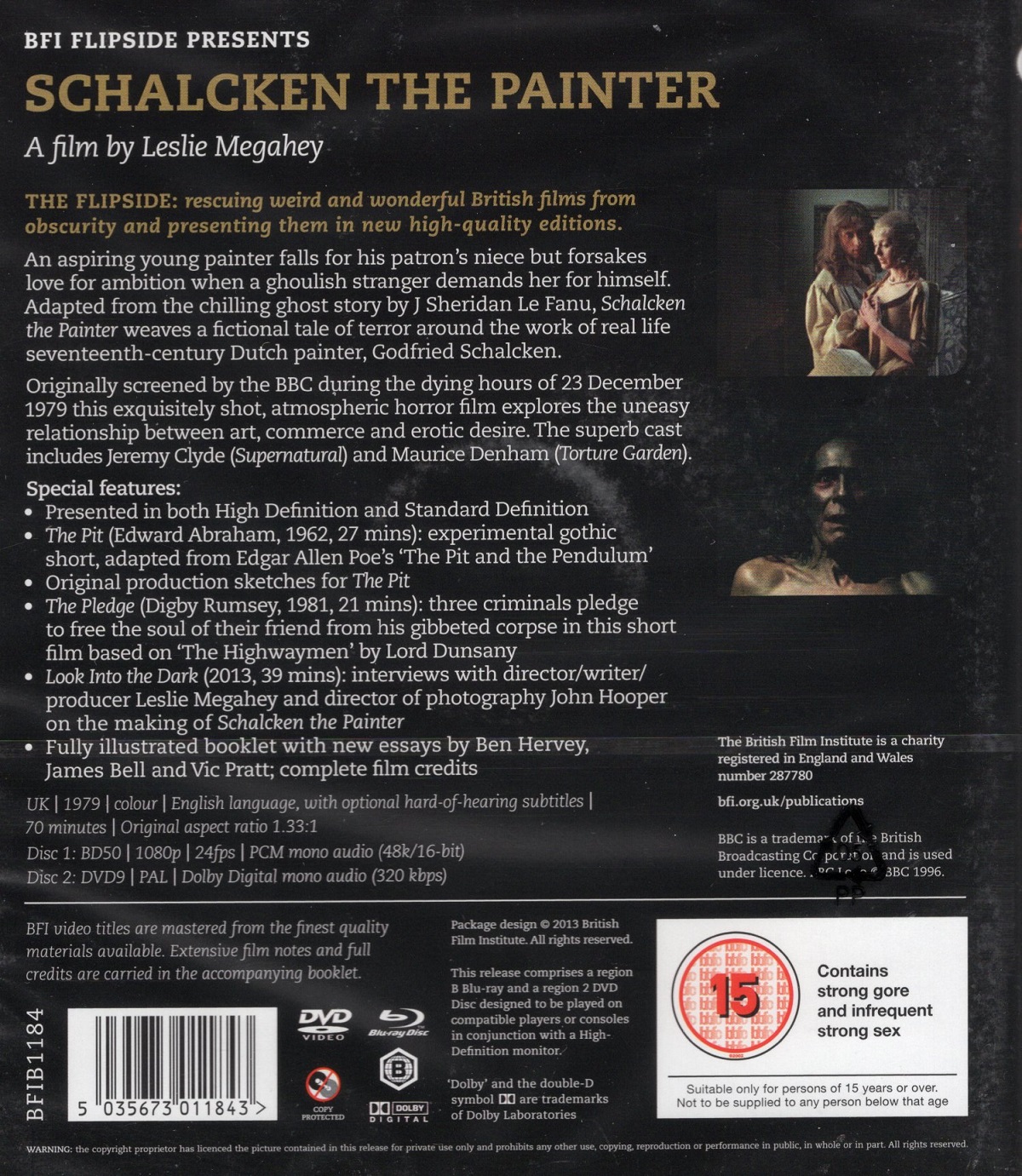 Schalcken the Painter (ej svensk text) (Blu-ray + DVD) - 2