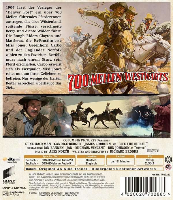 Bite the Bullet (ej svensk text) (Blu-ray) - 2
